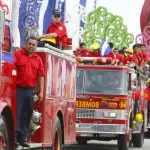 Copresidenta Rosario Murillo resalta desfile conmemorativo por los 80 años del Benemérito Cuerpo de Bomberos de Managua