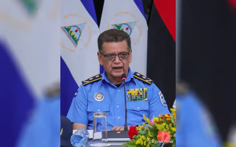 Palabras del Primer Comisionado General Francisco Javier Díaz Madriz, Jefe de  las Fuerzas Policiales
