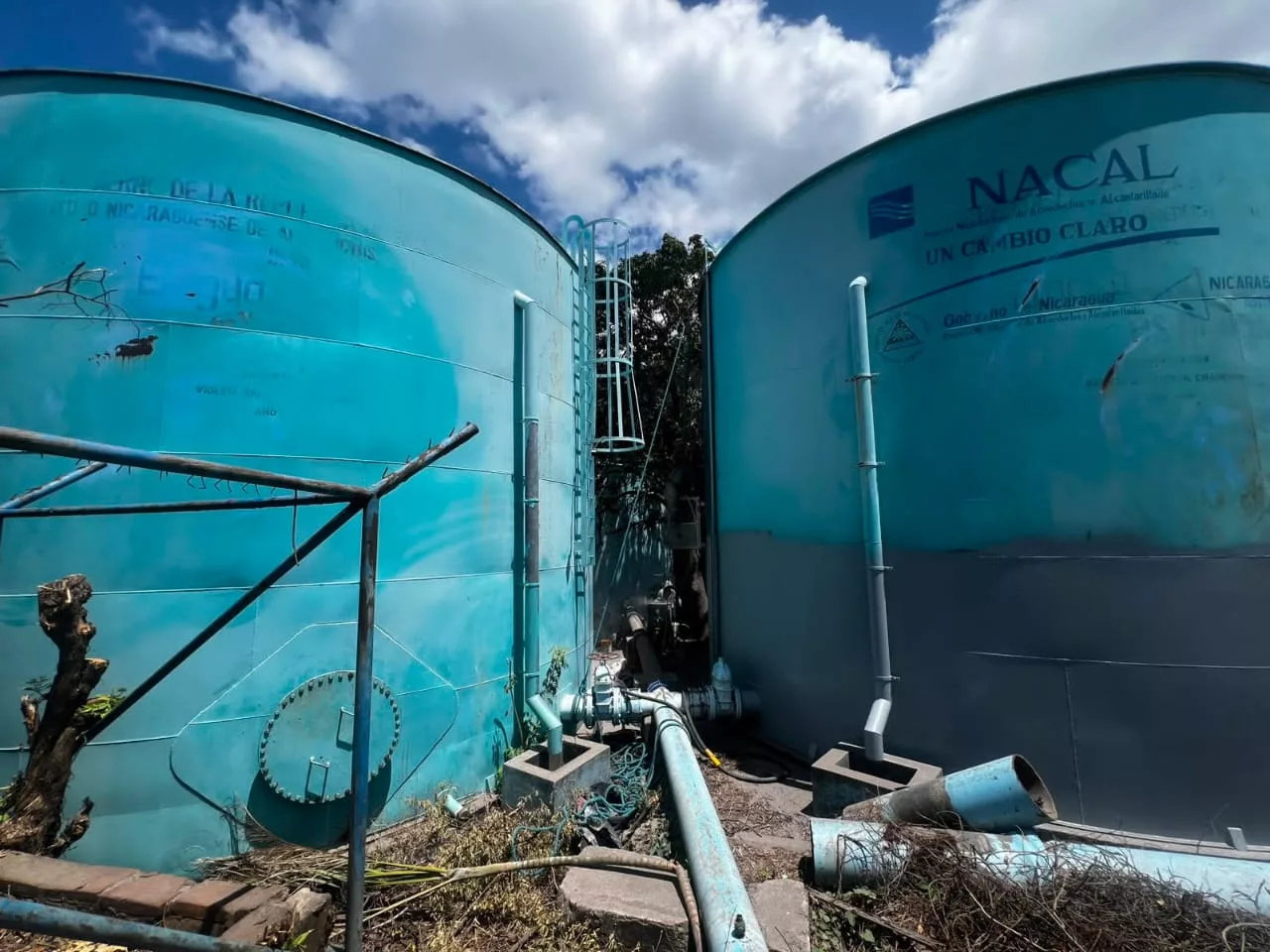 ENACAL Avanza en la Rehabilitación de Tres Tanques de Almacenamiento de Agua en Managua