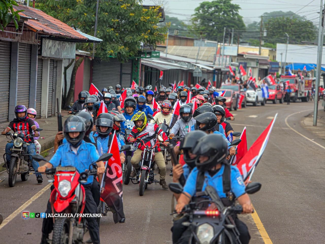 Nicaragua despierta al ritmo de las dianas en celebración del 47/19