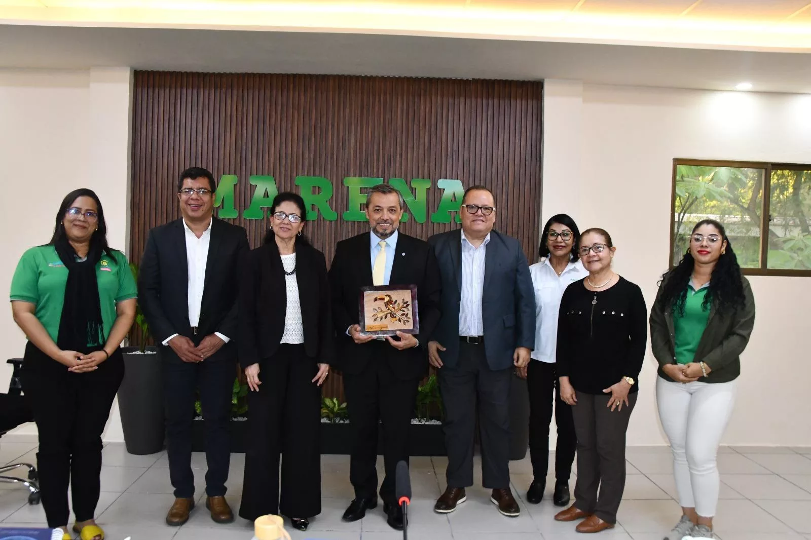 MARENA y la UNAN-Managua reciben visita del Organismo Internacional de Energía Atómica