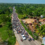 Caravanas revolucionarias llenan de alegría las calles de Puerto Cabezas, Waspam y Prinzapolka rumbo al 47/19