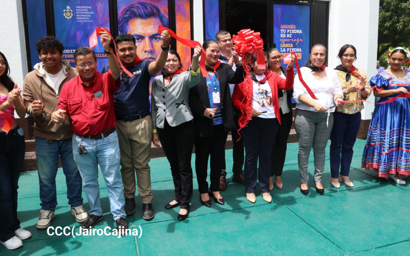 UNAN-Managua conmemora el Manifiesto de Sandino con la reinauguración del Auditorio Fernando Gordillo Cervantes