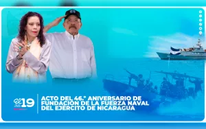 Fuerza Naval del Ejército de Nicaragua conmemora 46 aniversario de su fundación
