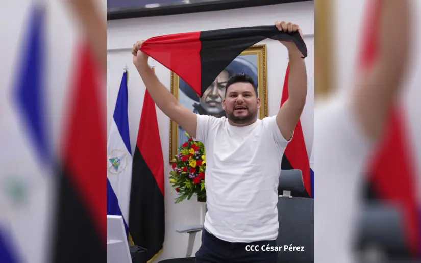 Palabras del Compañero Oscar Pérez Coordinador Nacional de la Juventud Sandinista