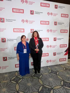 Alcaldesa de Managua participa en la V Cumbre Internacional de Transporte en Rusia