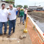 Sistema de drenaje de la Pista Héroes y Mártires de la Insurrección supera el 72 % de avance