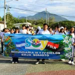 Desfile y acto conmemorativo en Somoto celebran 46 años de la Cruzada Nacional de Alfabetización