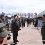 Ejército de Nicaragua inaugura exposición de técnica y medios militares en Plaza La Fe