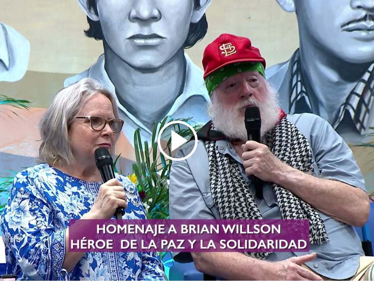Mensajes del Cro. Brian Willson, Héroe de la Paz y la Solidaridad – Acto Homenaje el pasado 1 de septiembre en la UNAN-Managua