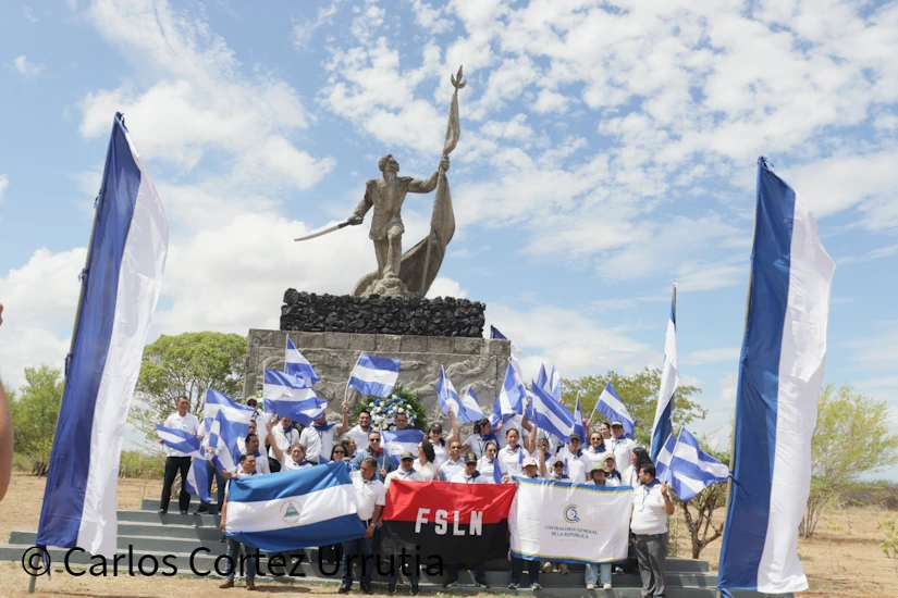 En Fiestas Patrias, servidores públicos honran la gesta heroica de la Hacienda San Jacinto