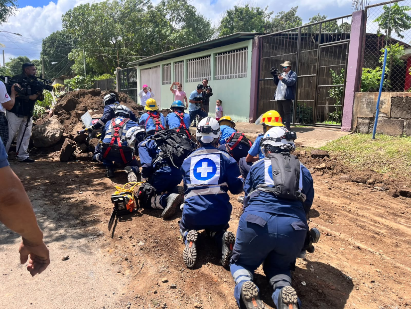 Evacuación, Rescate y Despeje de Vías en Ejercicio Nacional de Protección a la Vida
