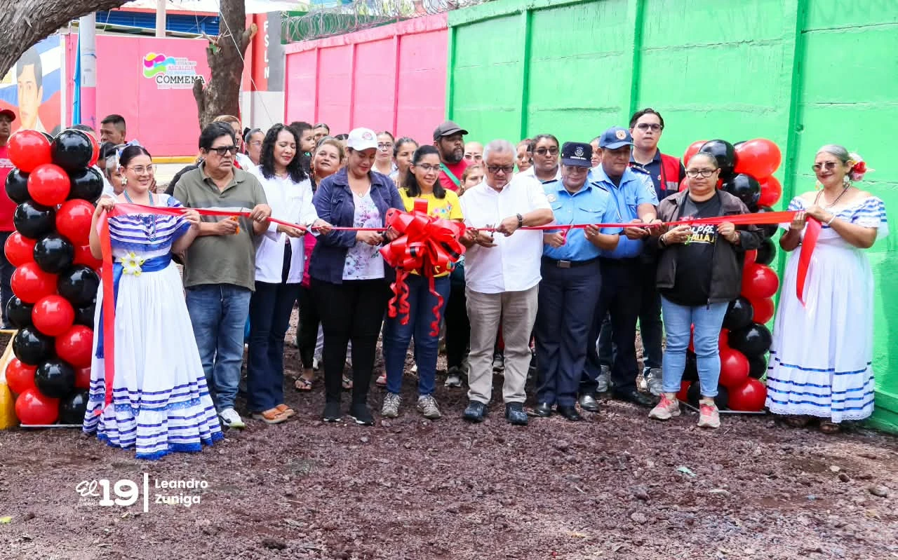 ALMA entrega tercera etapa de drenaje pluvial en zona del mercado Roberto Huembes