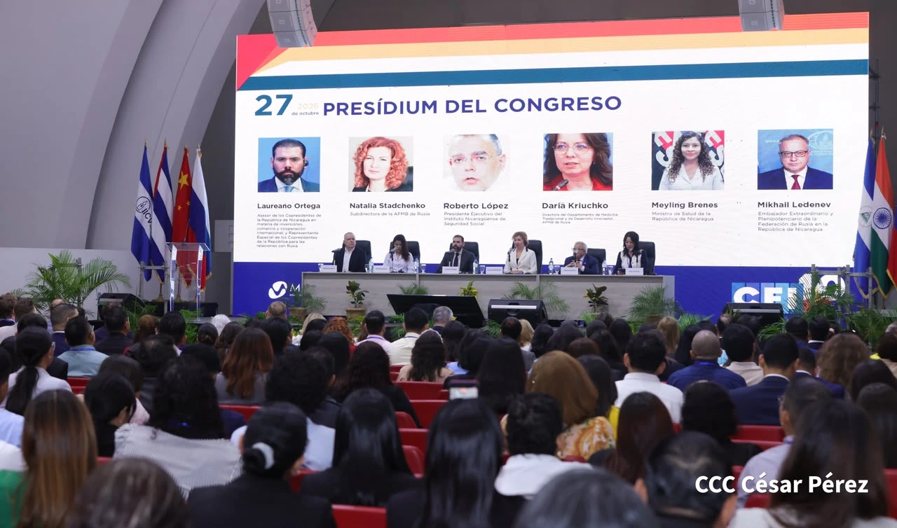 Nicaragua y Rusia inauguran el X Congreso Farmacéutico Internacional para impulsar la soberanía biofarmacéutica