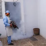 MINSA realiza jornada de fumigación y eliminación de criaderos de zancudos en el barrio Martha Quezada